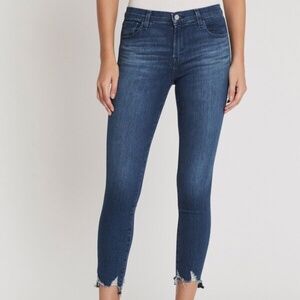 J BRAND 835 MID RISE CROP SKINNY JEAN in GALAXY